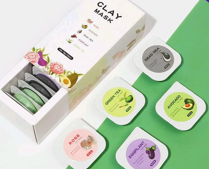 Organic Face Clay Mask 10 pk