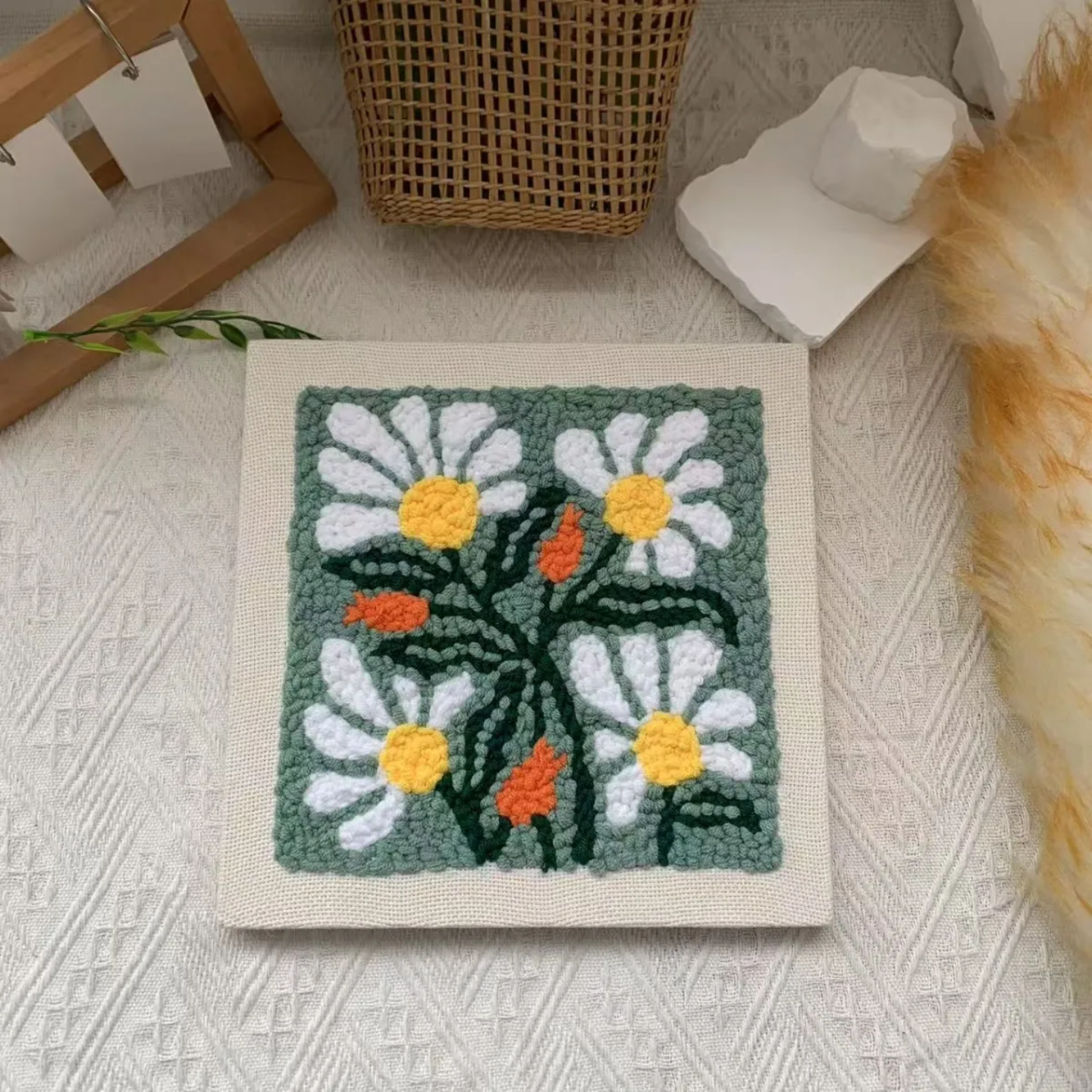 Stitch punch needle DIY craft embroidery set