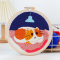Punch needle kit DIY embroidery