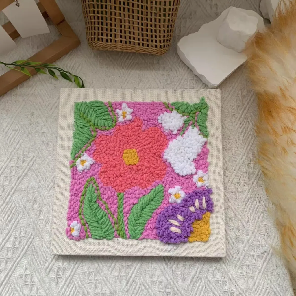 Stitch punch needle DIY craft embroidery set